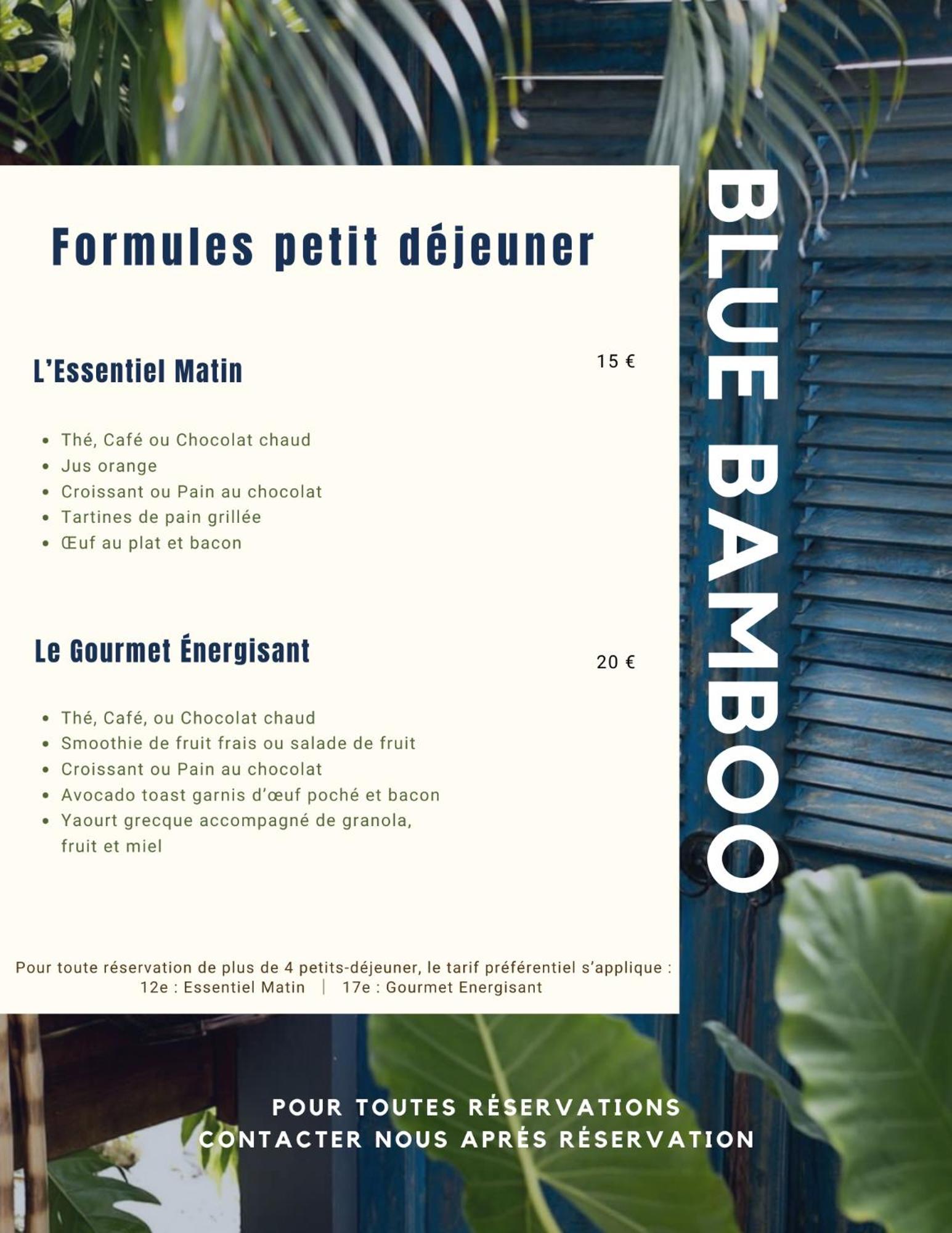 The Bluebamboo Hotell Le Moule Exteriör bild